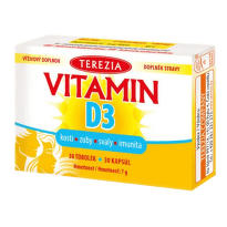 TEREZIA Vitamín D3 1000 IU 30 tobolek