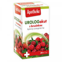 Apotheke Urolog akut s brusinkou čaj 20x1.5g - II. jakost