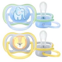AVENT Šidítko Ultra Air Pastel 0 - 6m, chlapec 2 ks