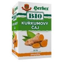 HERBEX BIO Kurkumový čaj nálevové sáčky 20x1.5g