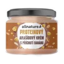 Allnature Arašídový proteinový arašídový krém příchuť banán 220g