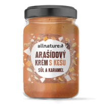 Allnature Arašídový krém s kešu sůl a karamel 920g