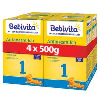 Bebivita 1 počáteční mléčná výživa 4x500g - II. jakost