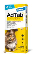 AdTab 48mg žvýkací tablety pro kočky >2-8kg 1ks