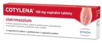 COTYLENA 100MG vaginální neobalené tablety 6