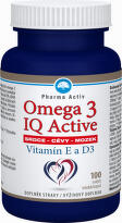 Omega 3 IQ Activ + Vitamin E, D3 tob.100