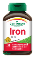 JAMIESON Železo 35 mg s postupným uvolňováním 60 tablet