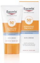 EUCERIN SUN Vysoce ochranný krém na opalování na obličej Sensitive Protect SPF 50+ 50 ml