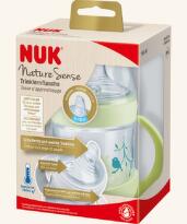 NUK Nature Sense láhev na učení s kon.tep.150ml 6-18m