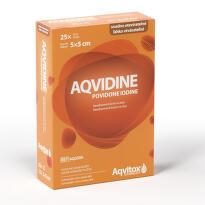 Aqvidine Povidone Iodine 5x5cm 25ks