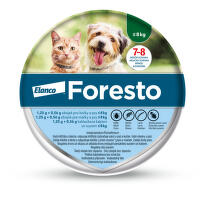 Foresto 1.25g+0.56g obojek kočky+psy do 8kg 38cm