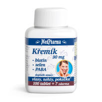 MedPharma Křemík 30mg+Biotin+PABA tbl.107