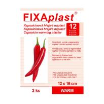 FIXAplast Hřejivá kapsaicinová náplast Warm 12x16cm 2ks