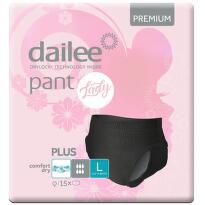 Dailee Pant Premium Lady Black PLUS inkontinenční kalhotky vel.L 15ks