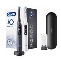 Oral-B iO 7 Duo Black Onyx & White Alabaster magnetické zubní kartáčky