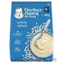 Gerber Natural Rýžová krupička 180g 4M+