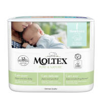 Moltex Pure&Nature plenky Newborn 2-4kg 22ks