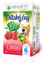 Megafyt Dětský čaj Malina a jahůdka BIO 20x1.75g