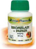 Uniospharma Bromelain+Papaya 60mg tbl.90