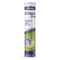 MedPharma Echinacea 50mg + vitamín C + Zinek 20 šumivých tablet