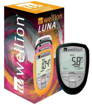 Wellion LUNA TRIO set glukometr černý