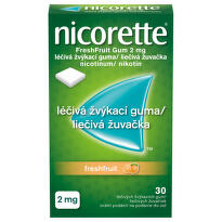 NICORETTE FRESHFRUIT GUM 2MG léčivé žvýkačky 30
