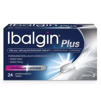 IBALGIN PLUS 400MG/100MG potahované tablety 24