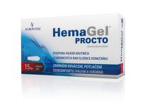 HemaGel PROCTO čípky 15ks - II. jakost