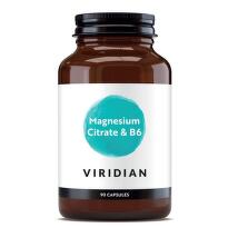 Viridian Magnesium Citrate with Vitamin B6 cps.90