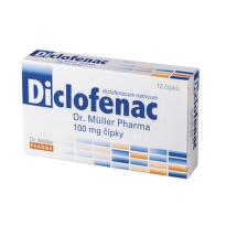 DICLOFENAC DR. MÜLLER PHARMA 100MG čípek 12