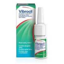 VIBROCIL 2,5MG/ML+0,25MG/ML nosní sprej při léčbě rýmy 15ml