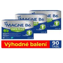 Magne B6 forte plus 30 tablet - balení 3 ks