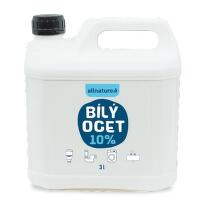 Allnature Bílý ocet 10% 3 l - II. jakost