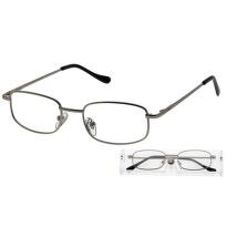 Brýle čtecí American Way +2.00 šedé/hnědé v etui