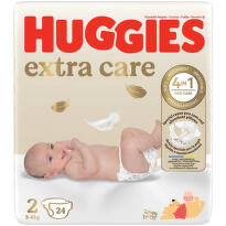 HUGGIES extra care 2 3-6kg 24ks
