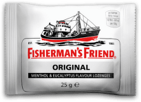 Fishermans Friend bonbóny eucalyp-menthol/bílé 25g