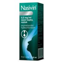 Nasivin (0,5 mg/ml nosní kapky, roztok)
