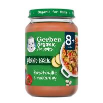 Gerber Ratatouille+makaróny BIO 190g 8M