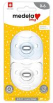 Medela Baby Měkký celosilikonový dudlík boy 0-6m 2ks