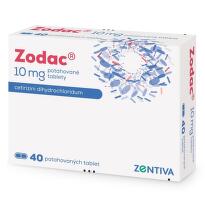 ZODAC 10MG potahované tablety 40