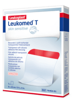 Leukomed T Skin Sensitive 8x10cm 5ks náplast bez polštářku