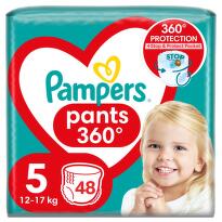 Pampers Pants 5 plenkové kalhotky 12-17kg 48ks