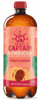 The Gutsy Captain Kombucha broskev BIO 1l
