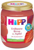 HiPP Jablka s jahodami a hruškami BIO 4/6m 160g
