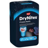 Huggies DryNites plenkové kalhotky pro chlapce, vel. M, 17-30 kg, 10 ks