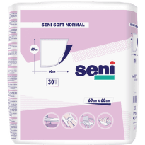 SENI SOFT NORMAL PODLOŽKY ABSORPČNÍ, 60X60CM, SAVOST 950ML, 30KS