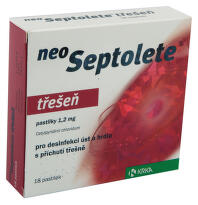 NEOSEPTOLETE TŘEŠEŇ 1,2MG pastilka 18