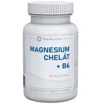 Magnesium Chelát + B6 60 kapslí