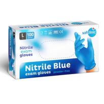 SOFTCLINIC Rukavice Nitril nepudr. modré L 100 ks