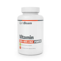 GymBeam Vitamin D3+K1+K2 Forte 120 kapslí